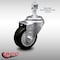 Service Caster 3.5 Inch SS Black Polyurethane Wheel Swivel 1/2 Inch Threaded Stem Caster SCC SCC-SSTS20S3514-PPUB-BLK-121315 - alternate 5